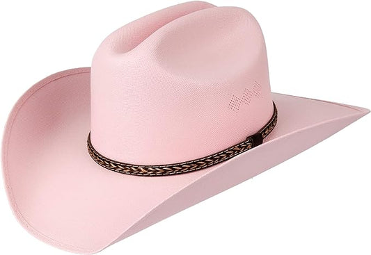 Pink Canvas Cowboy Hat